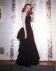 Diana Lynn in elegant black gown photo print