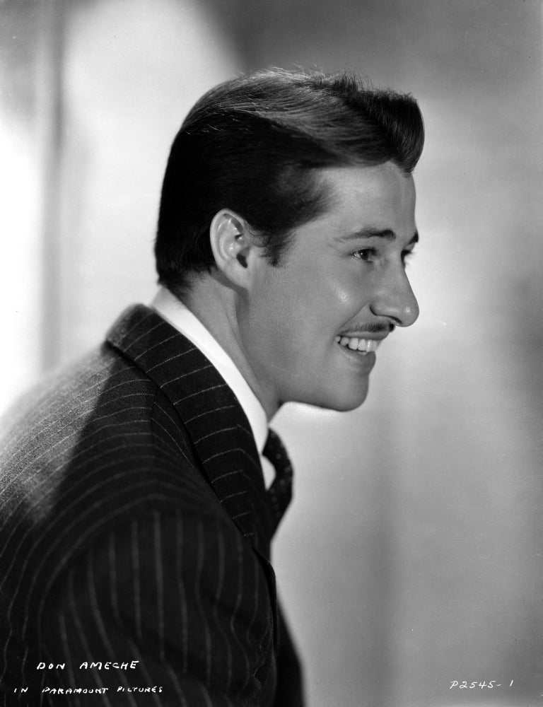 Don Ameche photo print capturing the essence of classic Hollywood.