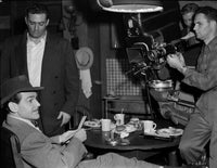 Raymond Burr on a film set photo print