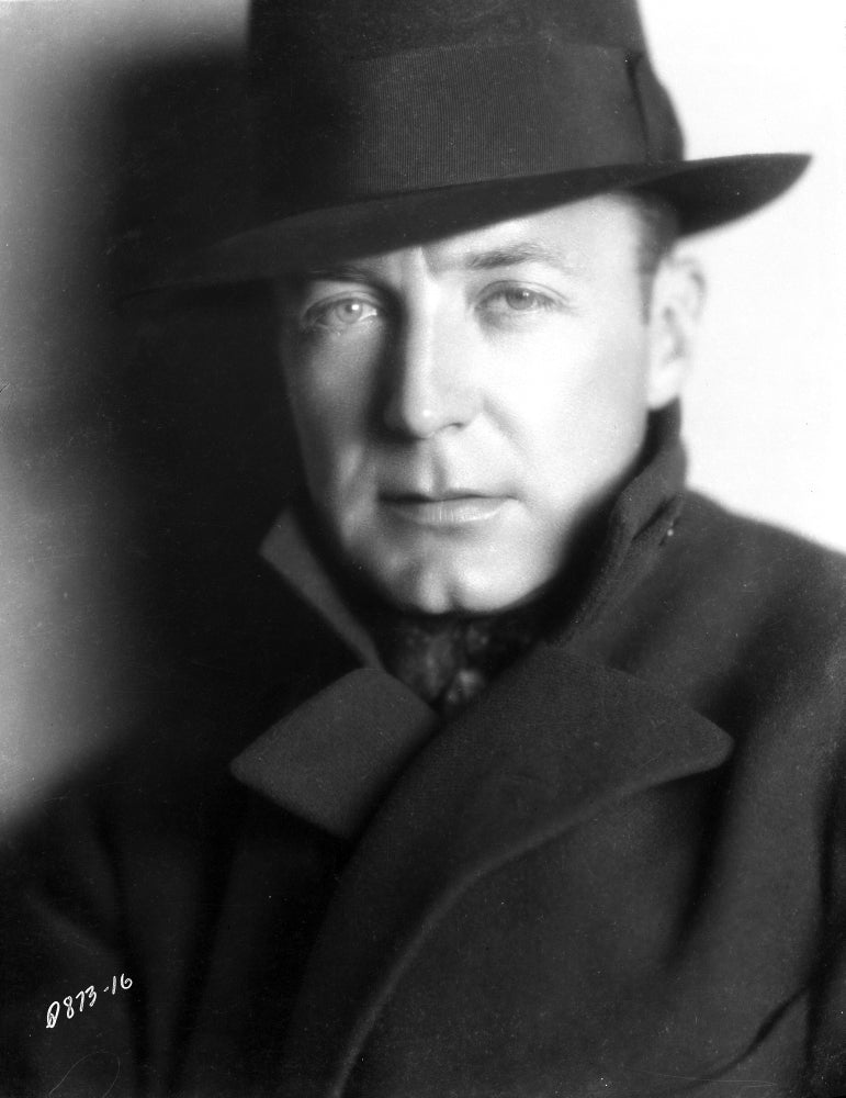 Clive Brook wearing a fedora photo print