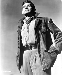 Jeff Chandler classic photo print capturing vintage Hollywood charm.