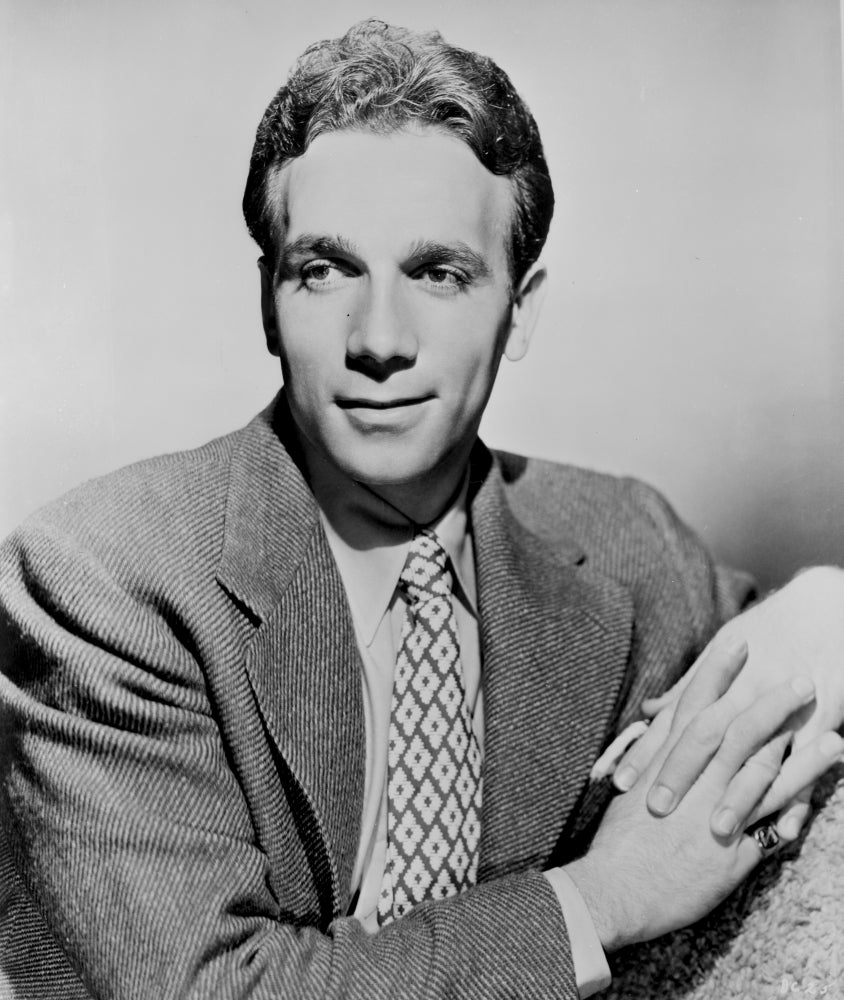 Dane Clark classic photo print in 8x10 size, capturing vintage Hollywood charm.