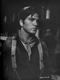 A Portrait Of Paul Peterson on Set Photo Print featuring cinematic history.