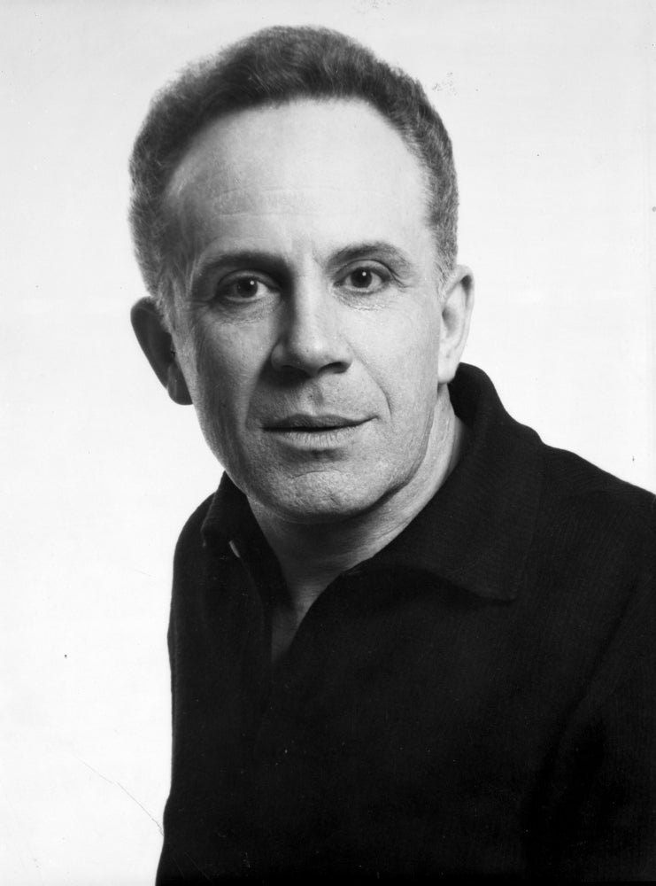 George Rose Black and White Photo Print displayed on wall