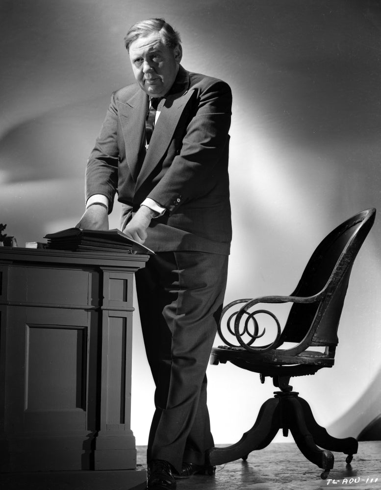 A Portrait Of Charles Laughton Photo Print - Classic Cinema Art