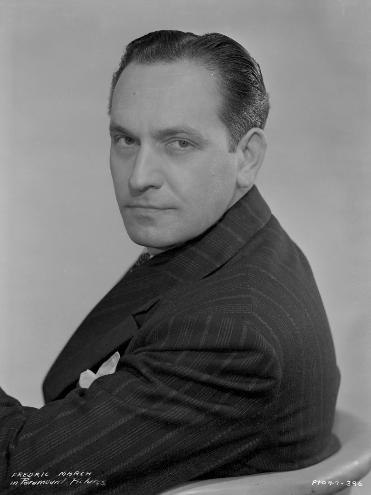 A Portrait of Fredric March Photo Print showcasing the actor's charisma.