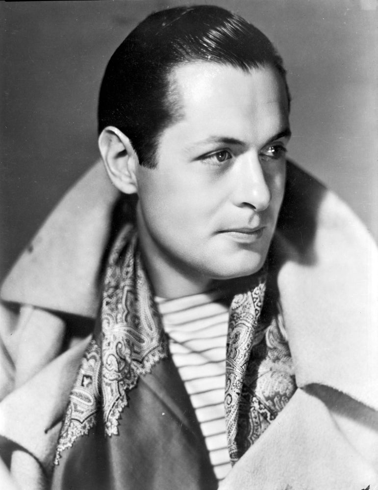 Robert Montgomery Poses in Popped Collar Photo Print