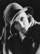Greta Garbo portrait photo print with huge hat