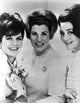 A Portrait of the Andrew Sisters photo print showcasing classic music nostalgia.