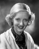 Bette Davis portrait in black high neck neckerchief and white suit photo print