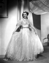 Mary Astor in a lace gown portrait photo print