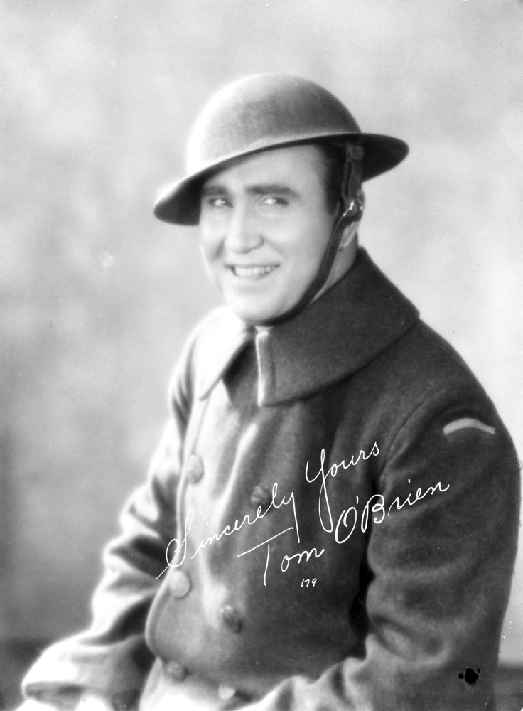 Tom O'Brien wearing military uniform photo print