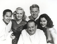 Ava Gardner classic group picture photo print