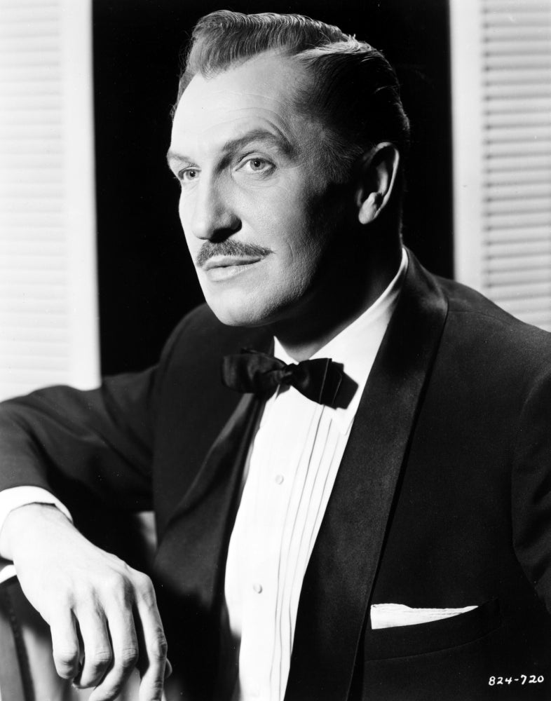 Vincent Price classic portrait photo print in tuxedo