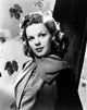 Judy Garland portrait photo print with leaves in the background, 8 x 10.