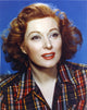 Greer Garson close-up portrait photo print showcasing classic Hollywood glamour.