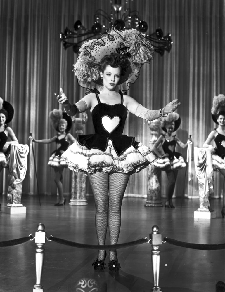 Vivian Blaine dancing photo print showcasing classic entertainment charm.