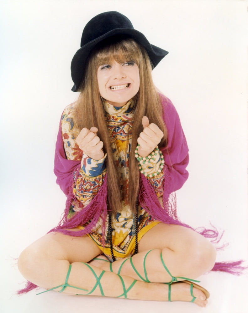 Judy Geeson Giggling Pose Portrait Photo Print
