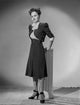 Olivia DeHavilland classic portrait photo print in a dress.
