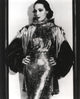 Dolores Del Rio posed in an elegant black and white photo print.