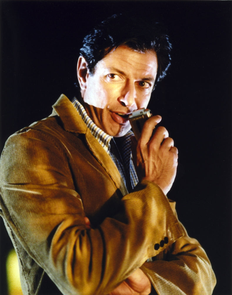 Jeff Goldblum stylishly posed in blazer photo print