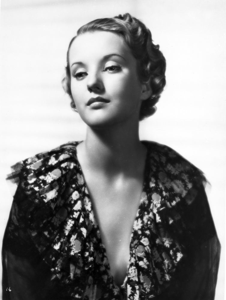 A Portrait of Phyllis Brooks Photo Print, showcasing elegance and charm.