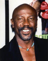 Louis Gossett Jr. posed in black polo photo print