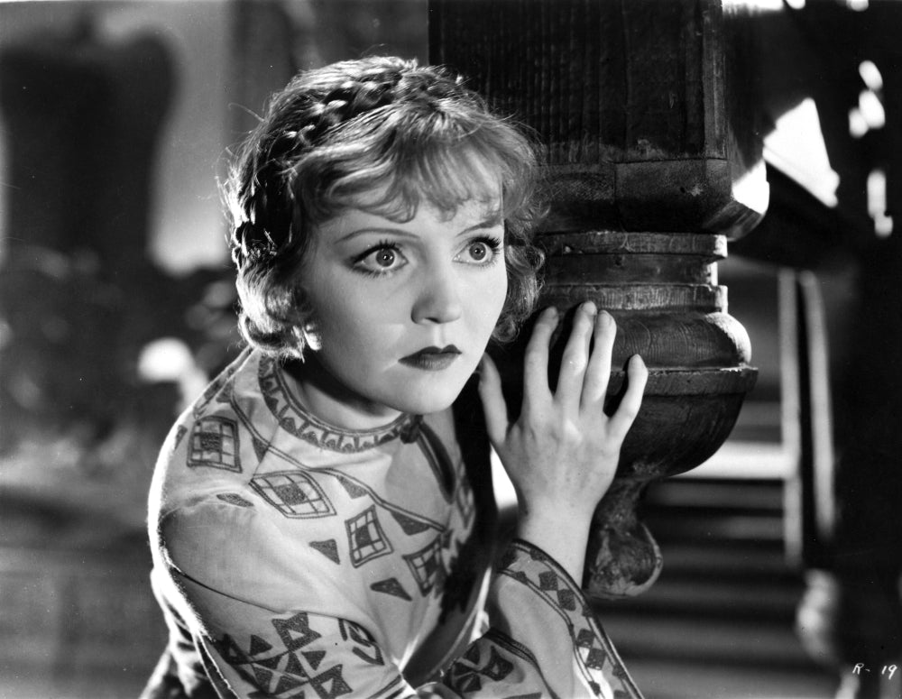 Nancy Carroll posed in printed blouse photo print