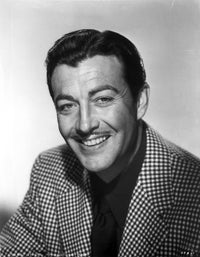 Robert Taylor smiling in a checkered suit photo print, classic Hollywood decor