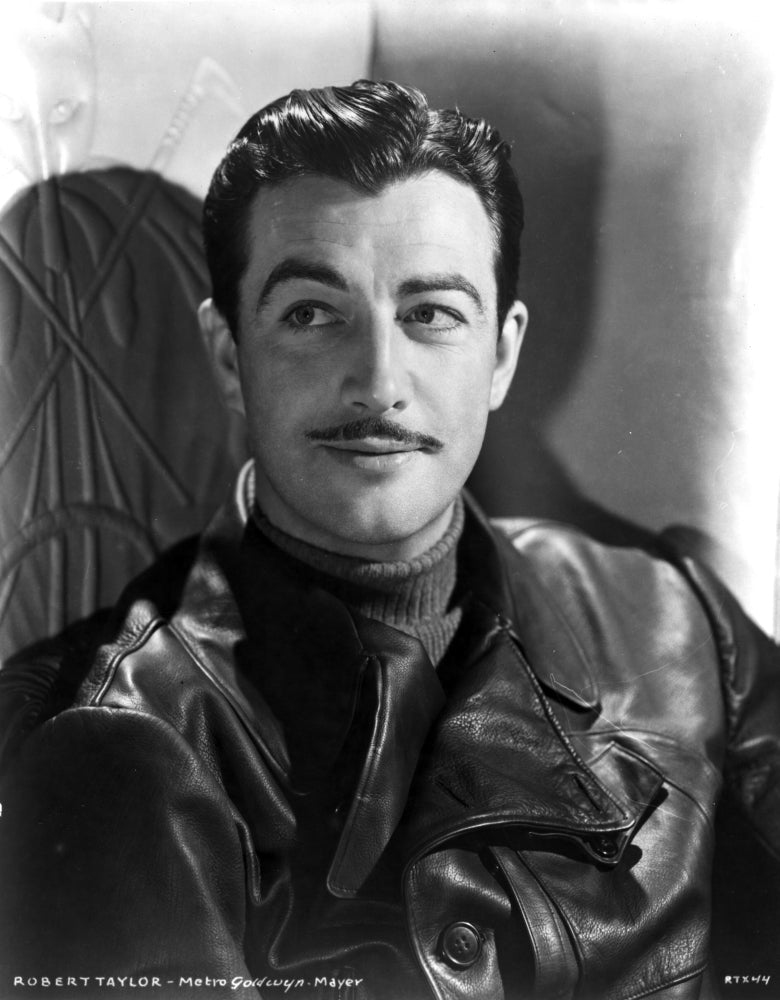 Robert Taylor Classic Portrait Photo Print showcasing vintage Hollywood charm.