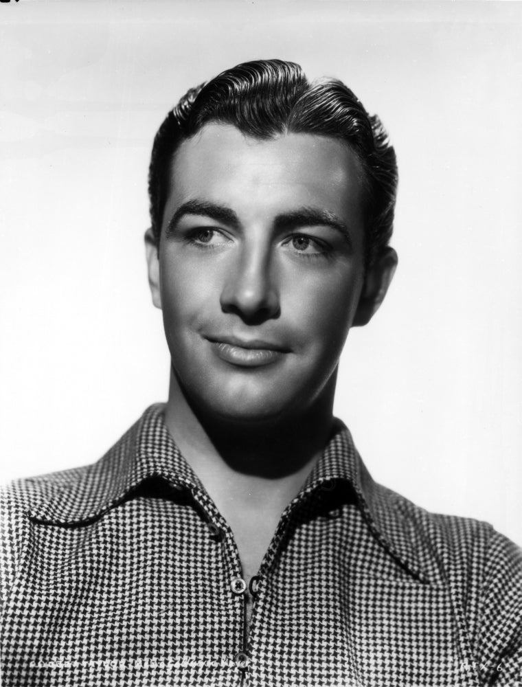 Robert Taylor posed in checkered shirt photo print.