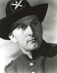 Kirk Douglas Police Officer Portrait Photo Print