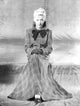 Gloria Grahame posed elegantly in a black dress photo print