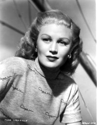 Joan Caulfield classic portrait photo print wearing earrings