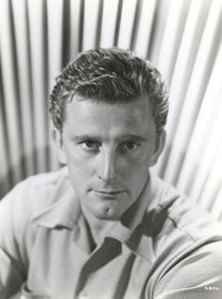 Kirk Douglas Gray Polo Portrait Photo Print