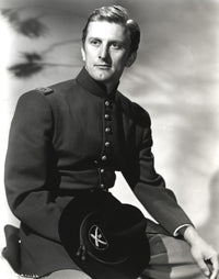 Kirk Douglas holding his black hat portrait photo print