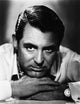 Cary Grant resting head on hands photo print, classic Hollywood image.