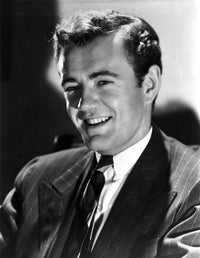 Robert Walker smiling in a suit photo print