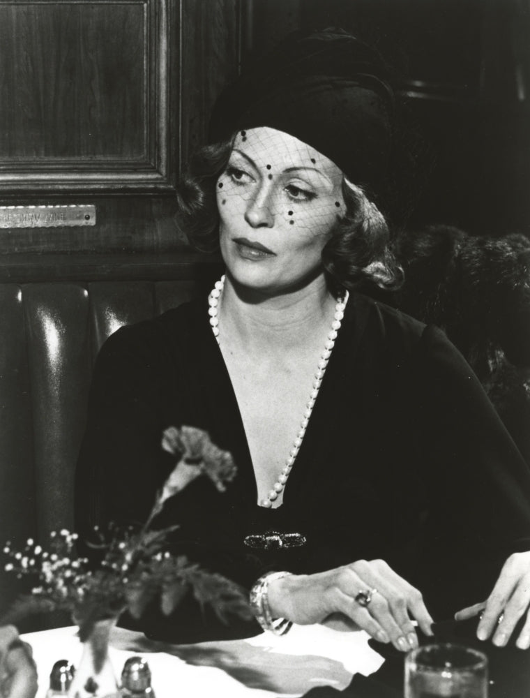 Faye Dunaway with Marcel hairstyle photo print