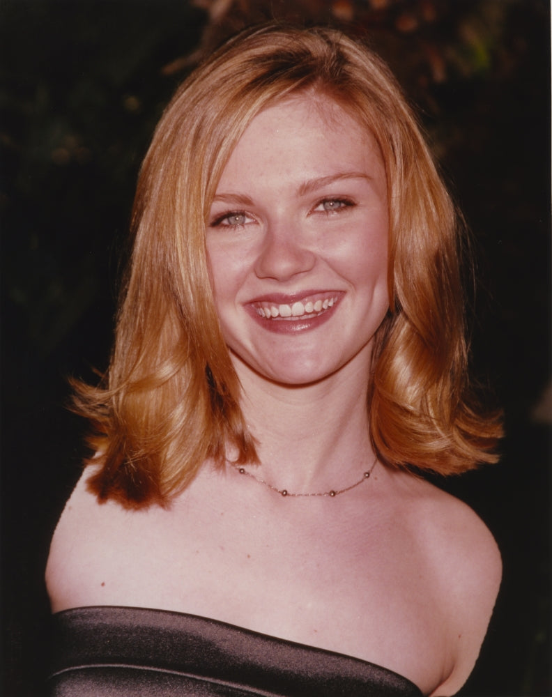 Kirsten Dunst smiling close-up portrait photo print