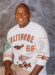 Portrait photo print of Charles Dutton smiling in a white shirt