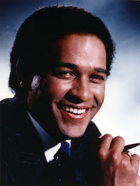 Bryant Gumbel Portrait in Black Coat Photo Print