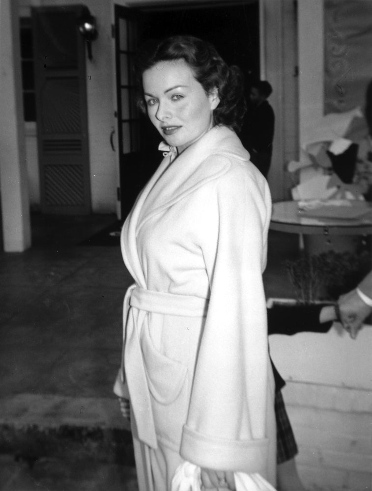 Jeanne Crain classic photo print showcasing her elegant pose.