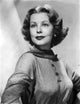 Classic portrait photo print of Arlene Dahl with mole on right cheek.