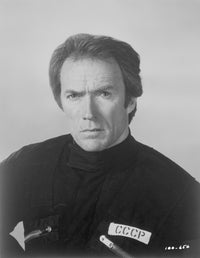 Clint Eastwood Topless Fighting Scene Photo Print