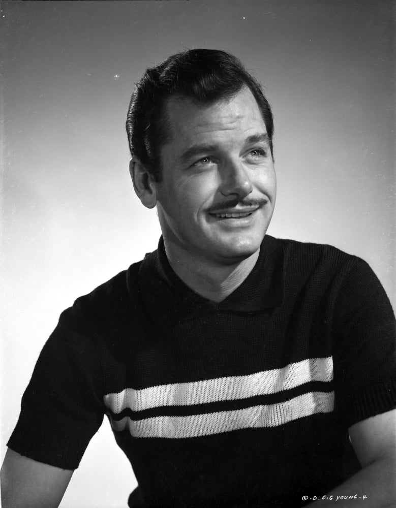 A Portrait of Gig Young Photo Print - Vintage Cinema Art