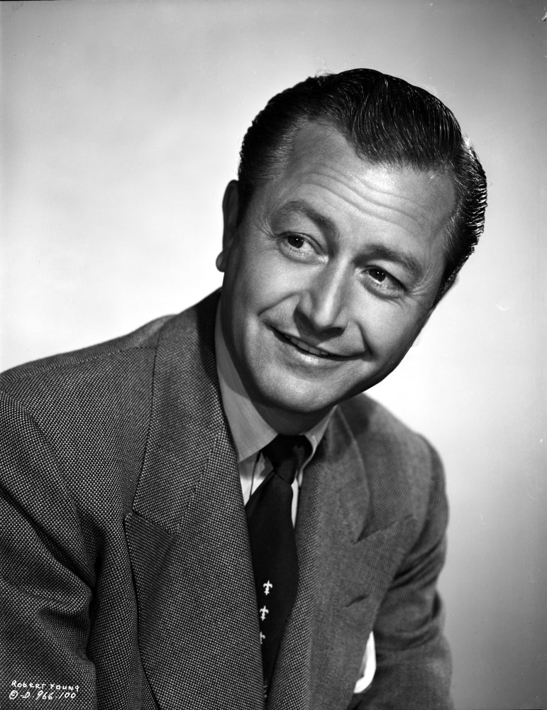 A Portrait Of Robert Young Photo Print, classic Hollywood actor.