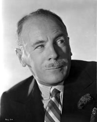 Roland Young Close Up Portrait Photo Print showcasing the classic actor's expressive features.