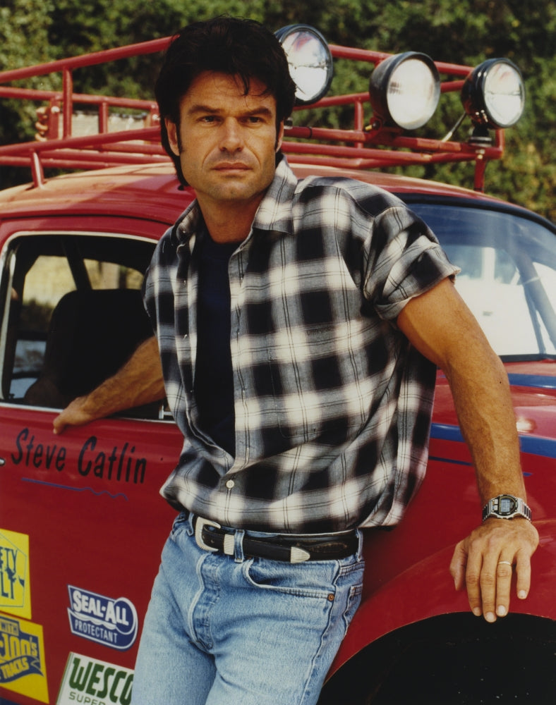 Harry Hamlin Posed in Black Sleeves Photo Print