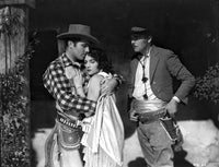 Bebe Daniels hugging a man in polka dot shirt photo print
